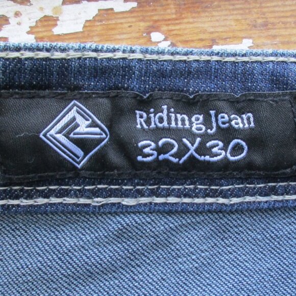 New ROCK & ROLL Cowgirl Jeans Size 32 x 30 Low Rise Boot Cut Denim - Picture 12 of 13